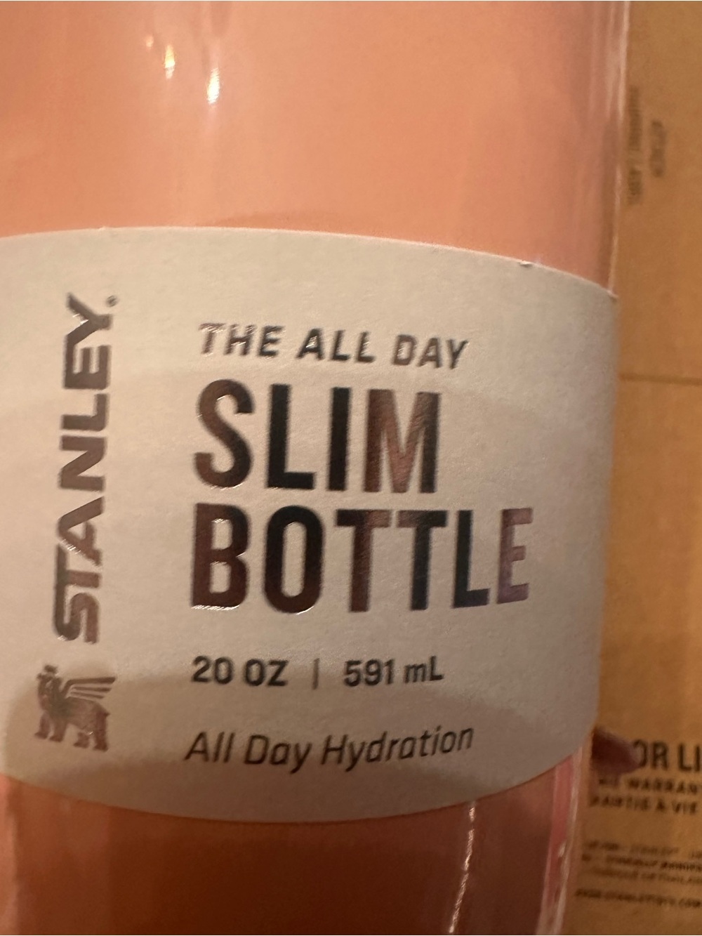 Stanley all day slim Bottle in Soft Pink - Picture 5 of 9